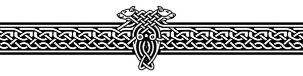 Кельтский орнамент в полосе