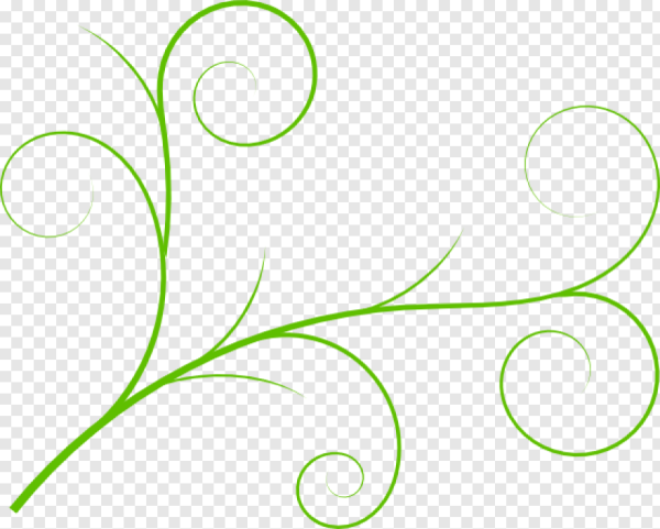 Зеленые завитки