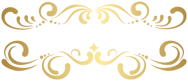 Золотой орнамент на белом фоне