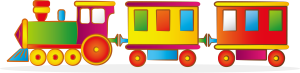 Поезд с вагончиками