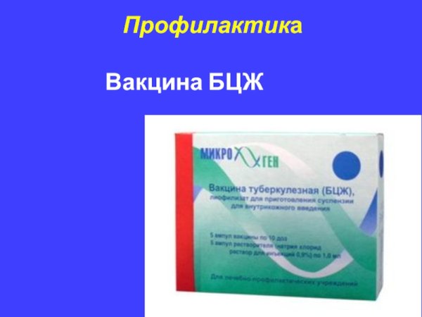 Щадящей первичной вакцинации (БЦЖ-М