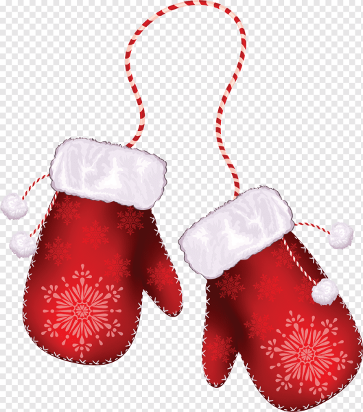 Рукавички на прозрачном фоне