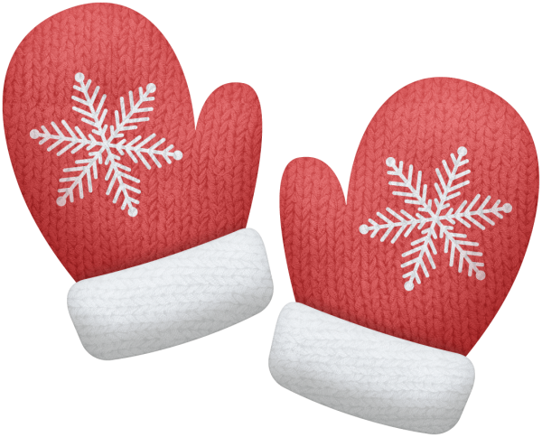 Цветные варежки