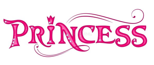 Princess надпись