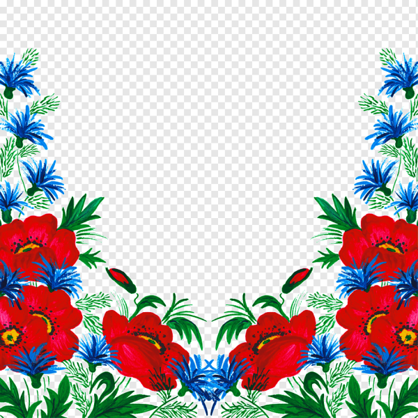 Маки орнамент