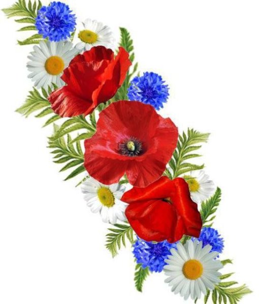 Цветочная композиция в украинском стиле