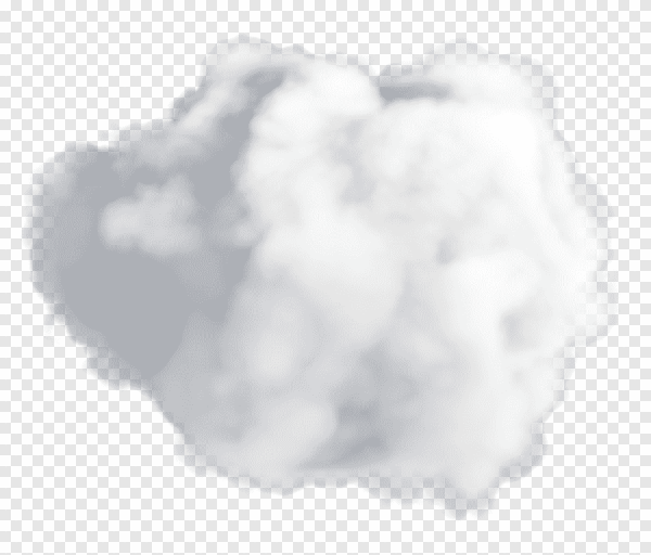 Вата на прозрачном фоне