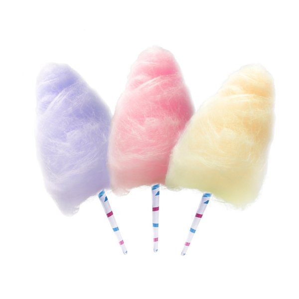 Разноцветная сладкая вата