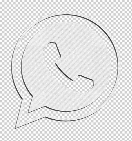 Значок WHATSAPP белый