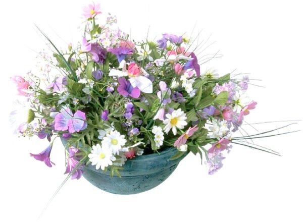 Корзина полевых цветов