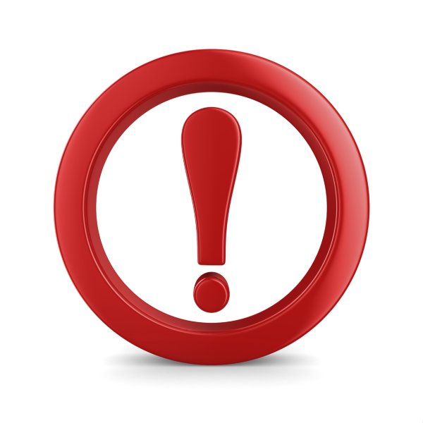 Значок Обратите внимание