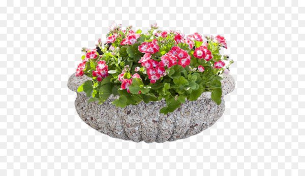 Клумба с цветами