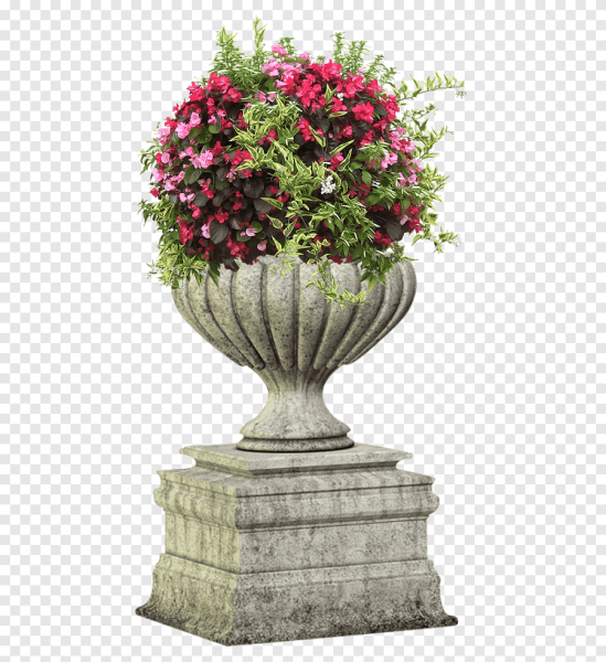 Вазон с цветами