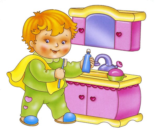 Иллюстрации дети умываются для дошкольников