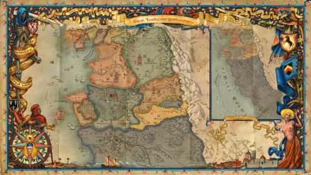 Темерия Ведьмак карта