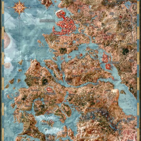 Ведьмак 3 полная карта мира