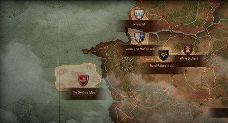 Ведьмак 3 карта игрового мира