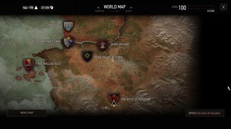 Ведьмак 3 Дикая охота Глобальная карта