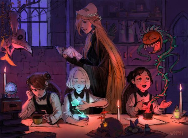 Школа ведьмочек арт