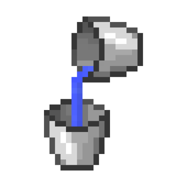 Ведро воды в МАЙНКРАФТЕ