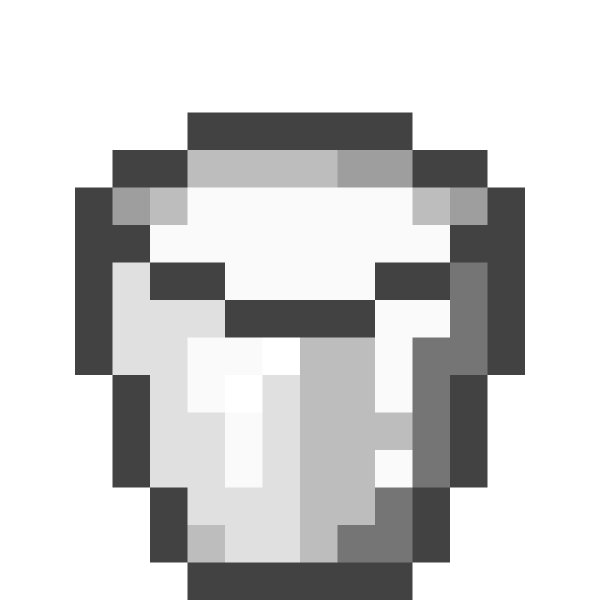 Ведро из МАЙНКРАФТА