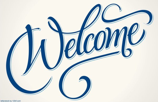 Welcome вектор