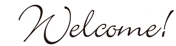 Welcome на белом фоне