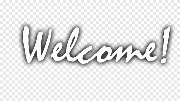 Welcome на прозрачном фоне