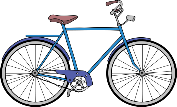 Велосипед на прозрачном фоне