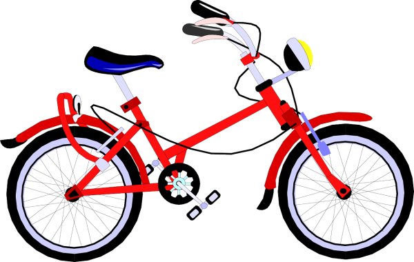 Детский велосипед вектор