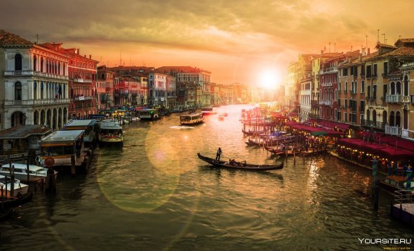 Италия Венеция закат