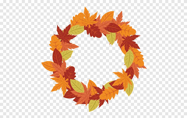 Венок из листьев