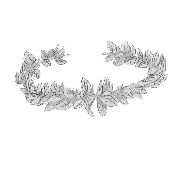 Венок для обработки без фона