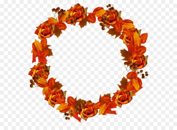 Венок из листьев