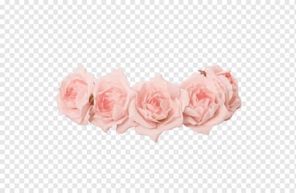 Цветочный венок на голову без фона