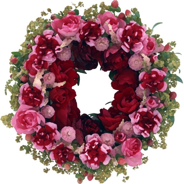 Венки из цветов