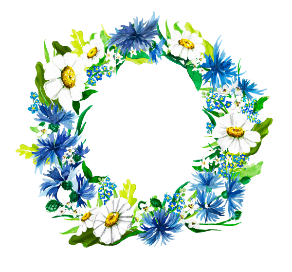 Венок из полевых цветов