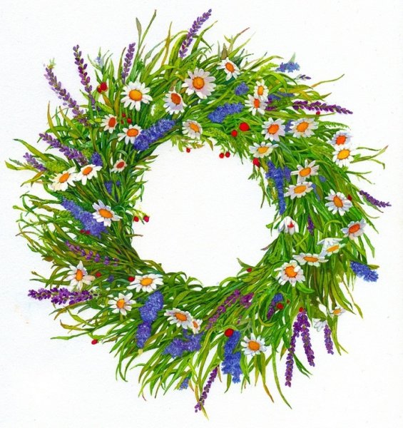 Венок мультяшный