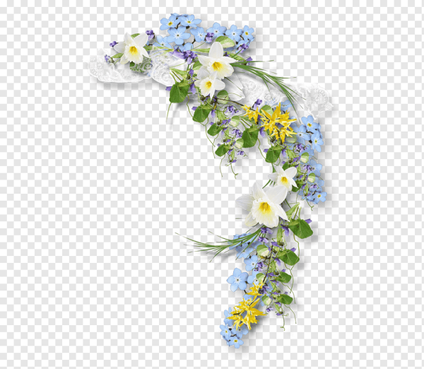 Рамка полевые цветы