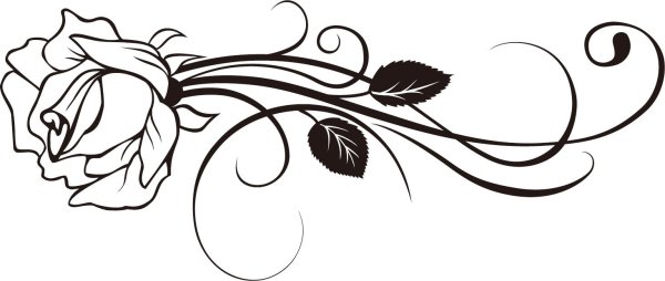 Цветочные вензеля