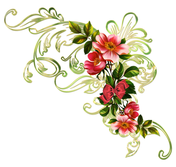 Орнамент цветы