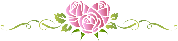 Горизонтальный орнамент из цветов