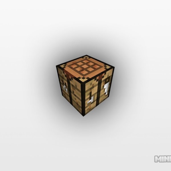 Верстак из МАЙНКРАФТА куб