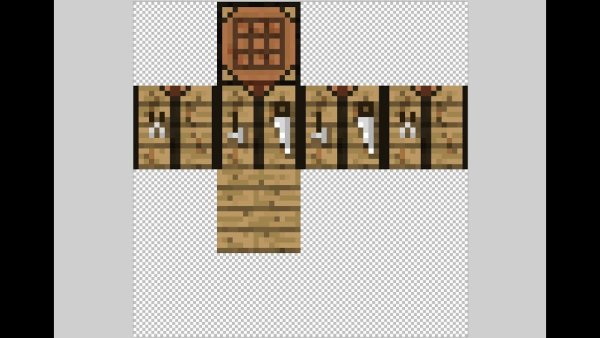 Майнкрафт блок верстак 2д