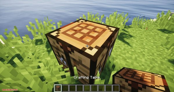 Майнкрафт блок верстак 2д