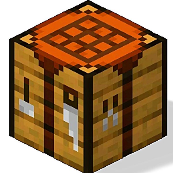 Майнкрафт блок верстак 2д