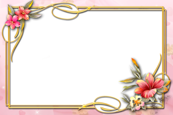 Красивые прозрачные рамки