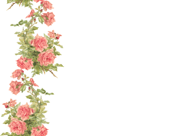 Цветочки по бокам