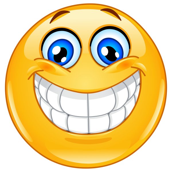 Смайлик с зубами