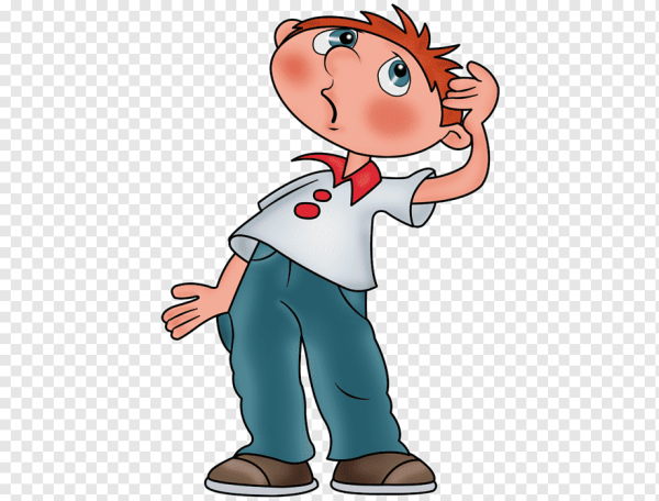 Ученик думает